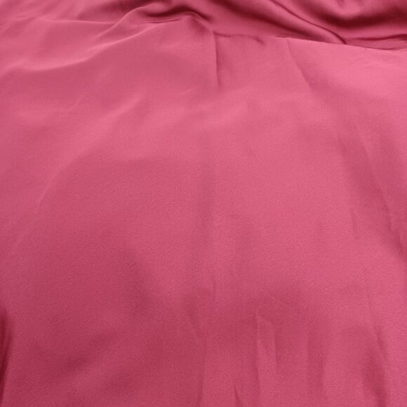 La Femme Women Strapless Slit Satin Ballgown Size 14 Prom Pockets Color Wine - Picture 7 of 12